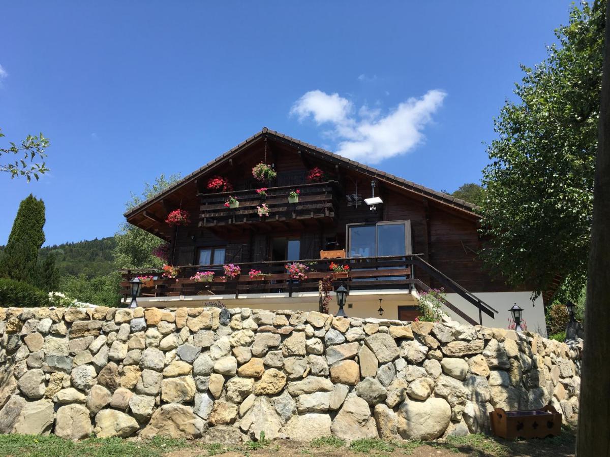 Le Chalet De Doucy Bardet Habère-Poche Dış mekan fotoğraf